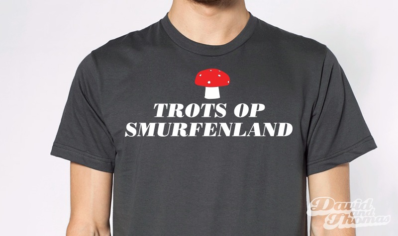 Trots op smurfenland!