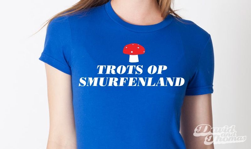 Trots op smurfenland!